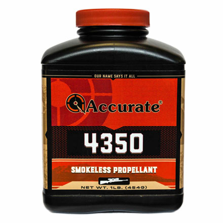 Accurate-4350-Powder-For-Sale-1lb Accurate 4350 Smokeless Gun Powder - Image 1