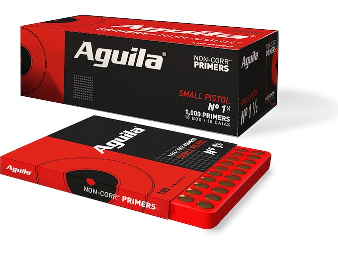 Aguila-1-1-2-Small-Pistol-Match-Primers-For-Sale Aguila Small Pistol Primers #1-1/2 Box of 1000 - Image 1