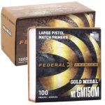 Federal Premium Gold Medal Large Pistol Match Primers #150M - Image 5