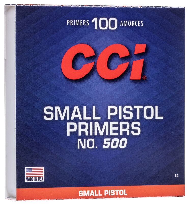 CCI-500-Small-Pistol-Primers-For-Sale CCI Small Pistol Primers #500 - Image 1