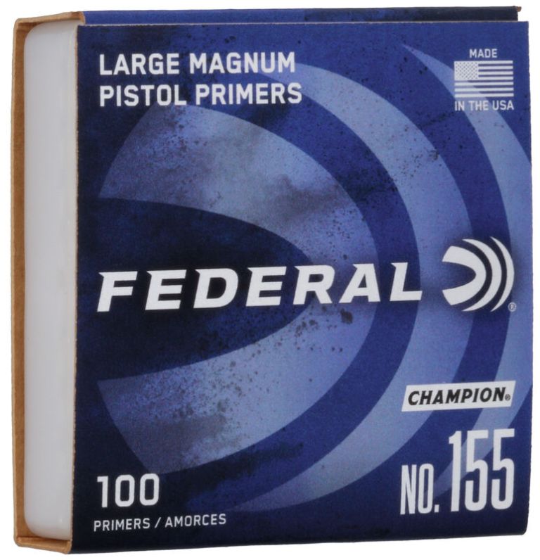 Federal-155-Large-Pistol-Magnum-Primers-For-Sale Federal Large Pistol Magnum Primers #155 - Image 1