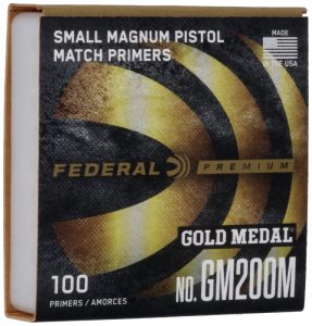 Federal Premium Gold Medal Small Pistol Magnum Match Primers #200M