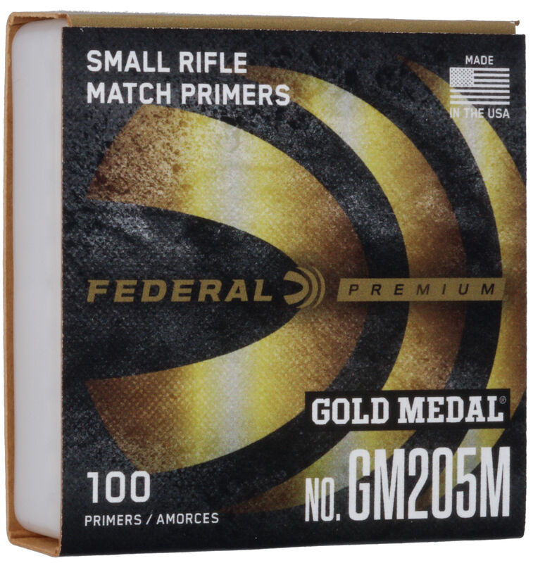 Federal-GM205M-Match-Small-Rifle-Primers-For-Sale Federal Premium Gold Medal Small Rifle Match Primers #205M - Image 1