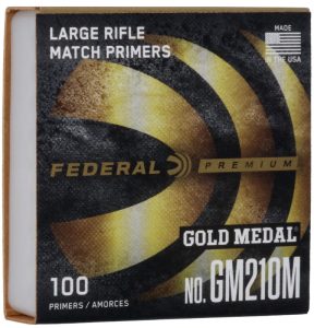 Federal Premium Gold Medal Large Rifle Match Primers #210M