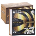 Federal Premium Gold Medal Large Rifle Match Primers #210M - Image 3