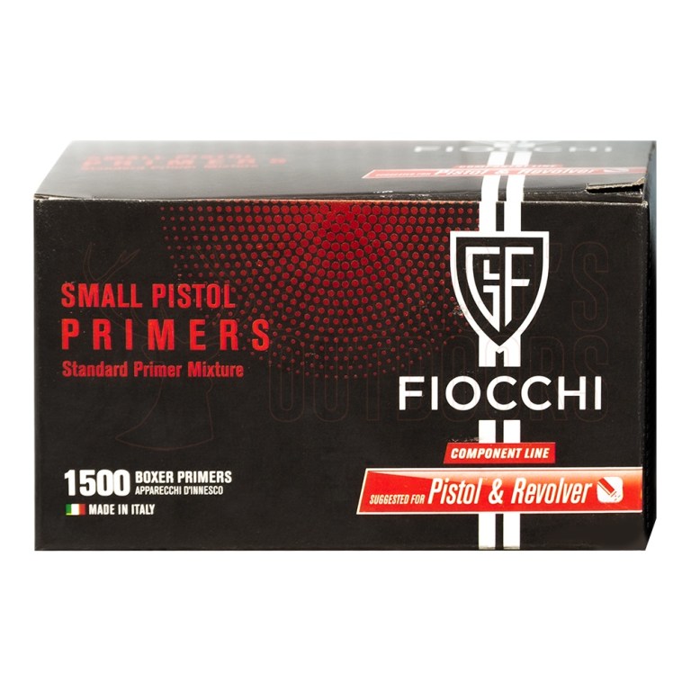 Fiocchi-Primers-Pistol-Small-1500 Fiocchi Zero Pollution Small Pistol Primers - Lead Free - Image 1