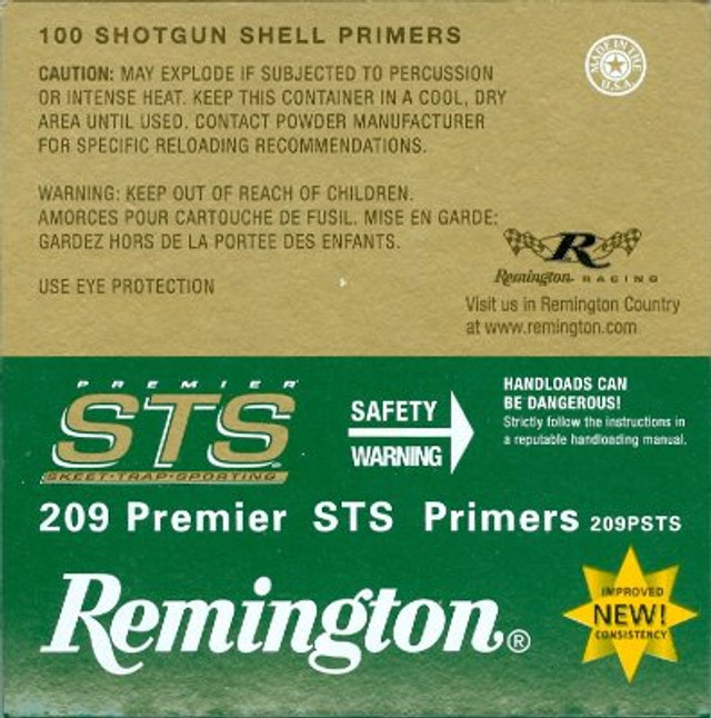 Remington-209-STS-Shotshell-Primers Remington Premier STS Primers #209 Shotshell - Image 1