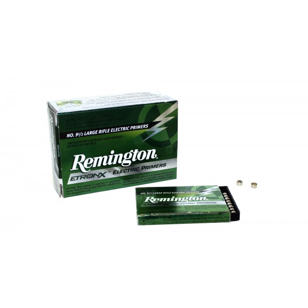 Remington-EtronX-Electronic-Primers-For-Sale Remington EtronX Electronic Primers Box of 1000 (10 Trays of 100) - Image 1