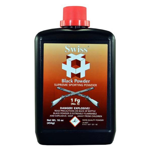 SWISS-BLACK-POWDER-1F-1LB-25CS SWISS BLACK POWDER 1F 1LB 25/CS - Image 1