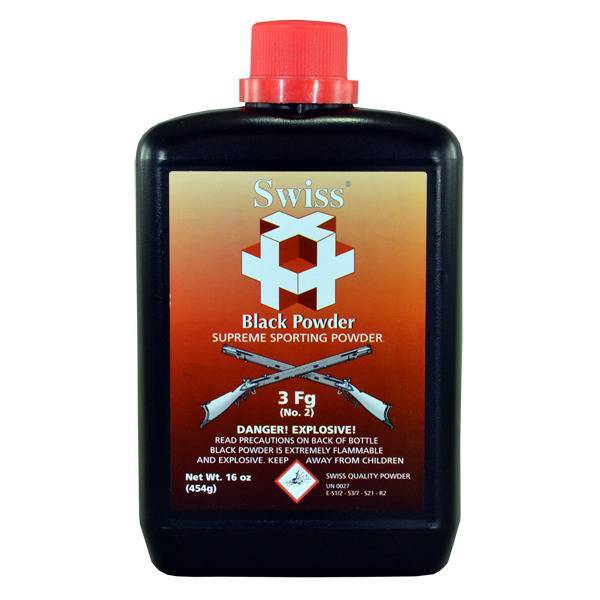 SWISS-BLACK-POWDER-3F-1LB-25CS SWISS BLACK POWDER 3F 1LB 25/CS - Image 1