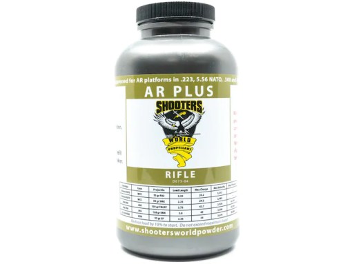 Shooters-World-AR-Plus-Powder-For-Sale-1lb (2) Shooters World AR Plus D073-04 Smokeless Gun Powder - Image 1