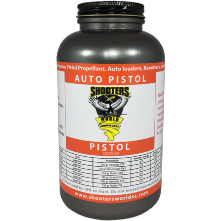 Shooters-World-Auto-Pistol-Powder-For-Sale-1lb Shooters World Auto Pistol D036-03 Smokeless Gun Powder - Image 1