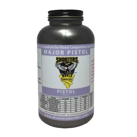 Shooters-World-Major-Pistol-Powder-For-Sale-1lb Shooters World Major Pistol D037-01 Smokeless Gun Powder - Image 1