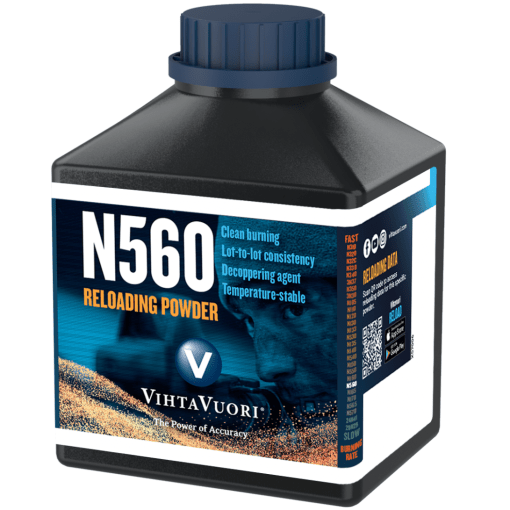 Vihtavuori-N560-Powder-For-Sale-1lb Vihtavuori N560 Smokeless Gun Powder - Image 1