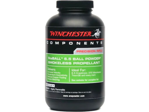 Winchester-StaBall-6.5-Powder-For-Sale-1lb Winchester StaBall 6.5 Smokeless Gun Powder - Image 1