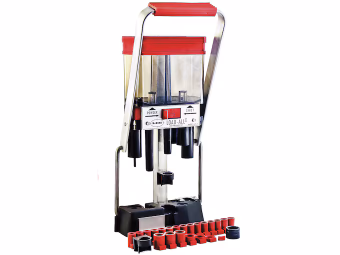 lee-load-all-2-shotshell-reloading-press-12-gauge-2-3-4-3-with-nobel-powder-bushing Lee Load-All 2 Shotshell Reloading Press 12 Gauge 2-3/4", 3" with Nobel Powder Bushing - Image 1