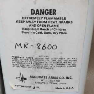 MR-8600 Military Surplus Gunpowder