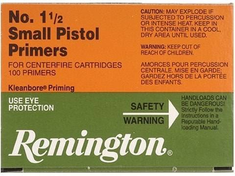 remington-1-1-2-small-pistol-primers Remington Small Pistol Primers #1-1/2 - Image 1