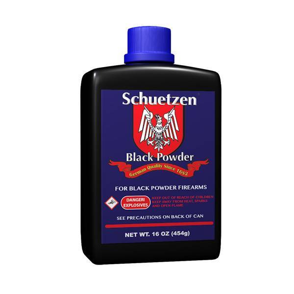 schuetzen-black-powder-2f-1lb-25cs SCHUETZEN BLACK POWDER 2F 1LB 25/CS - Image 1