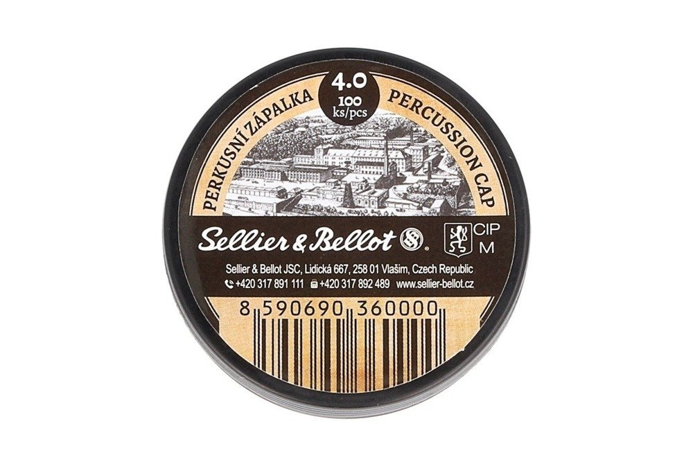 sellier-bellot-percussion-caps Sellier & Bellot Percussion caps No. 4.0mm - Image 1